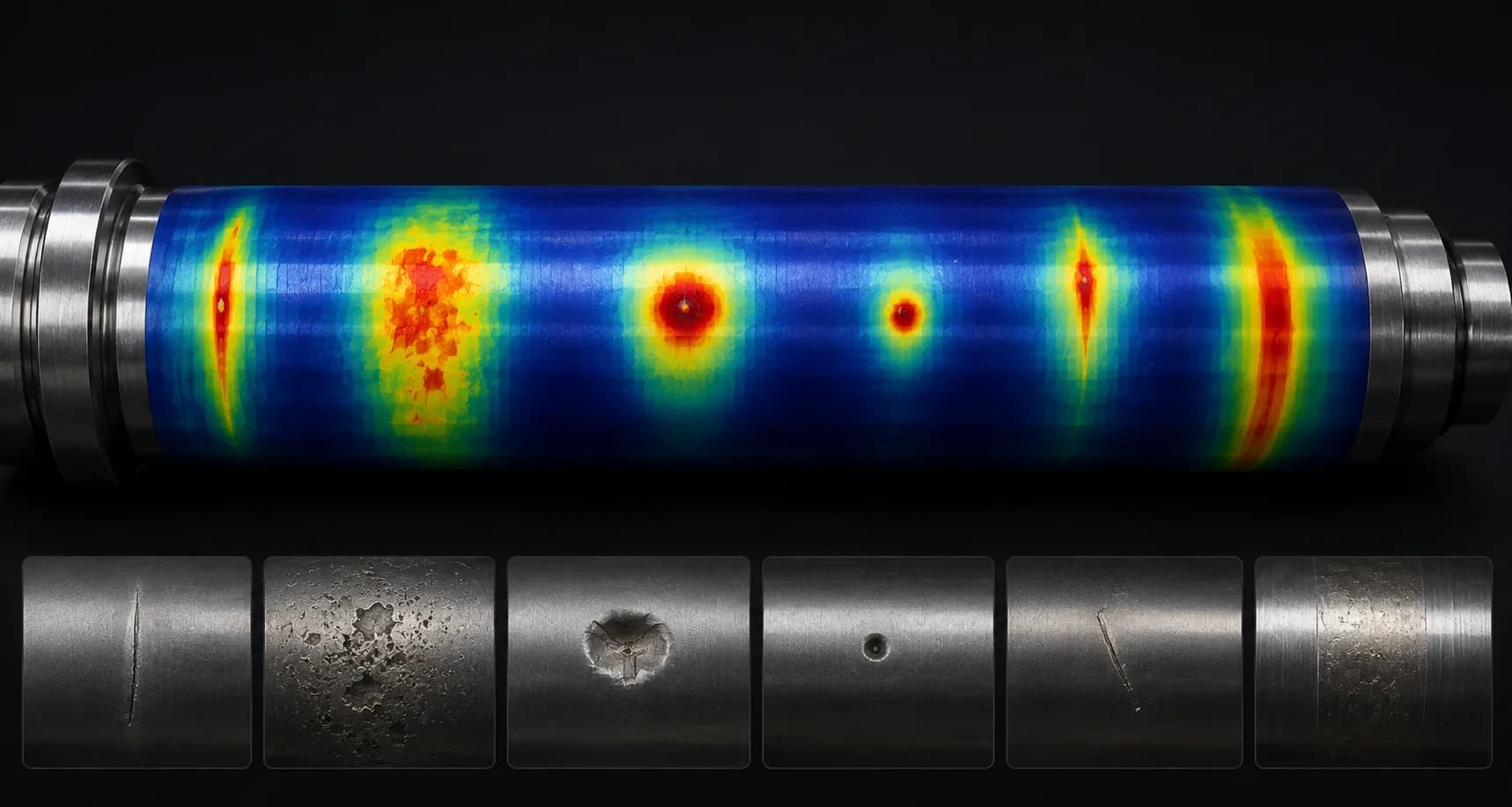 Multiple surface defects